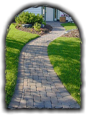 Pathway in Paving Stones